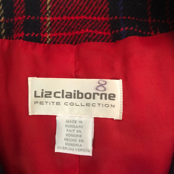 Red Plaid Coat - Picture 3 of 3